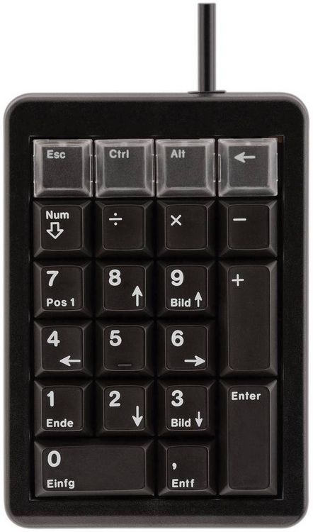 Produktbild: CHERRY USB Nummernblock Hotkey Funktion Schwarz
