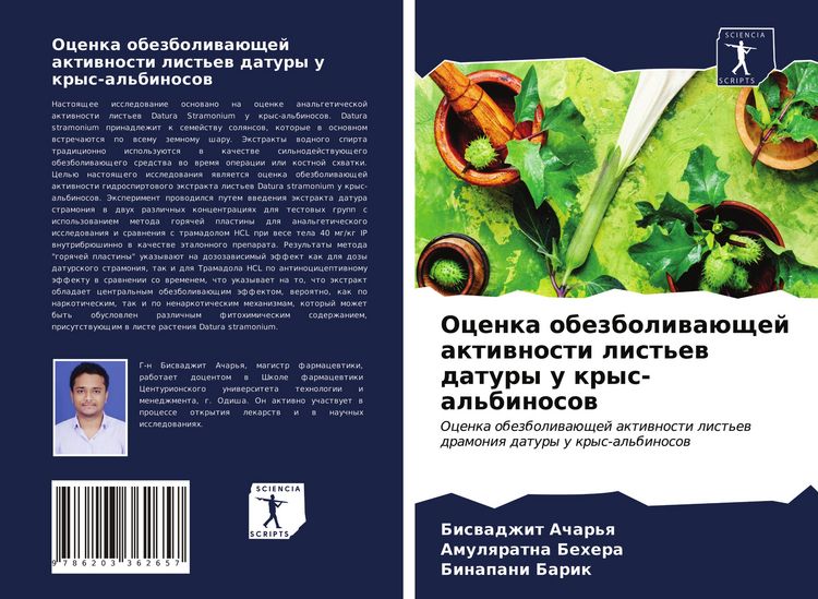 Produktbild: Ocenka obezboliwa&uuml;schej aktiwnosti list'ew datury u krys-al'binosow