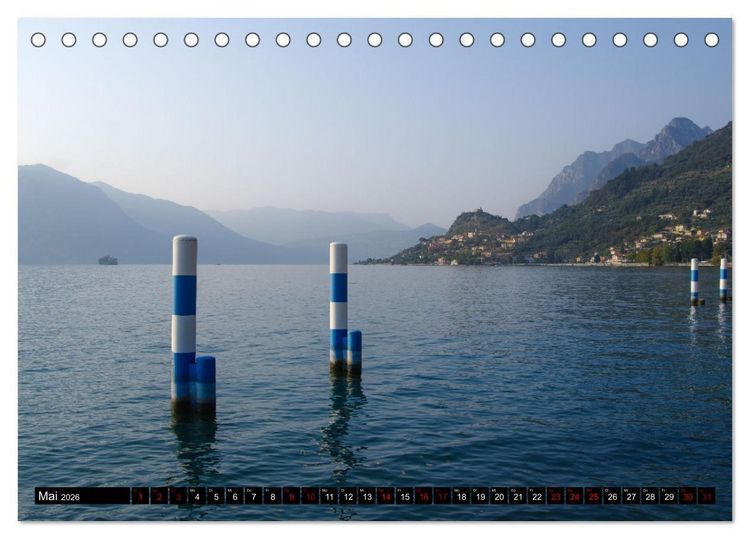 Produktbild: Romantischer Lago d'Iseo (Tischkalender 2026 DIN A5 quer), CALVENDO Monatskalender