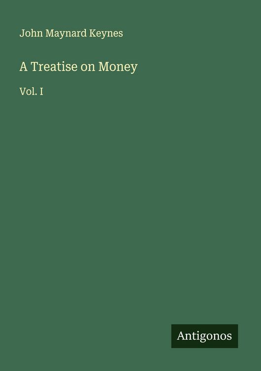 Produktbild: A Treatise on Money