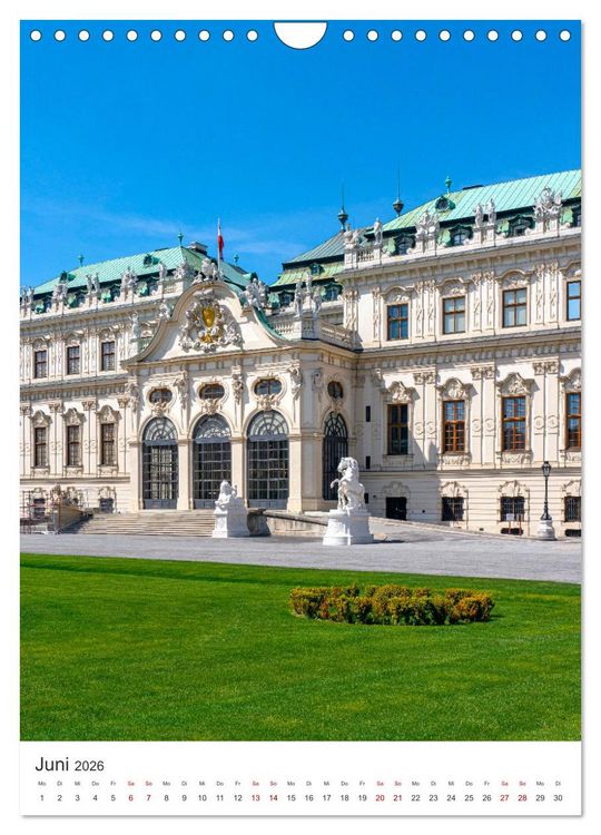 Produktbild: Ach du sch&ouml;nes Wien (Wandkalender 2026 DIN A4 hoch), CALVENDO Monatskalender