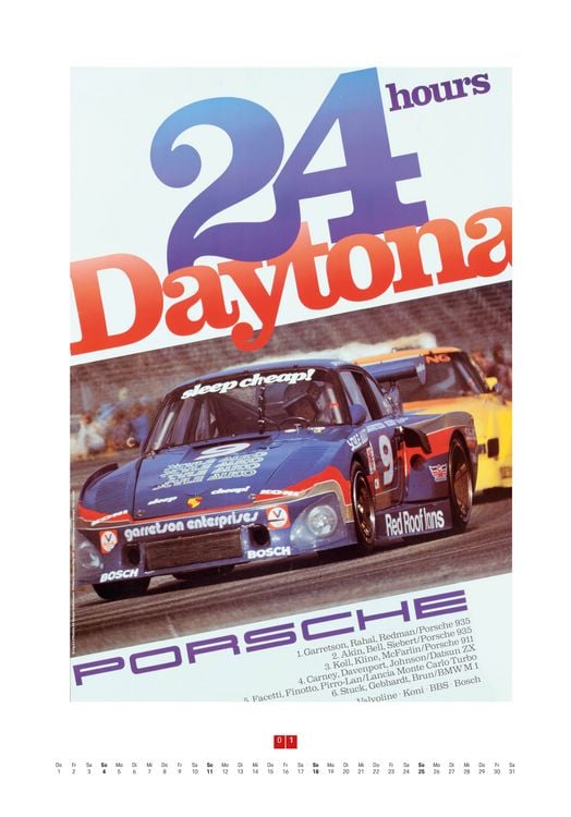 Produktbild: Porsche Rennplakate 2026