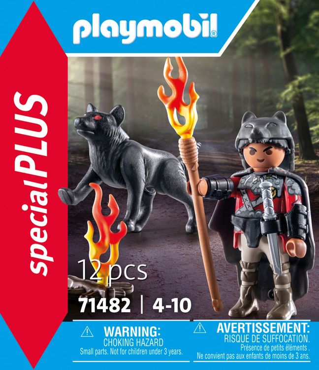 Produktbild: PLAYMOBIL 71482 Krieger mit Wolf