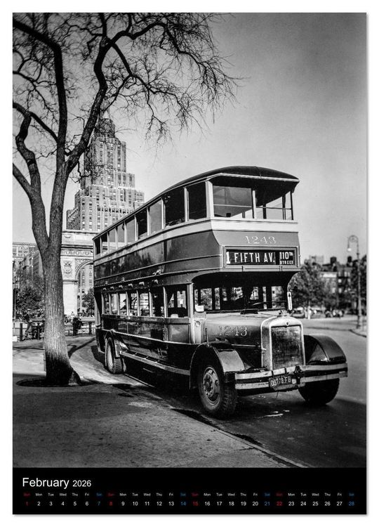 Produktbild: Historic New York 1936 (Wall Calendar 2026 DIN A4 portrait), CALVENDO 12 Month Wall Calendar