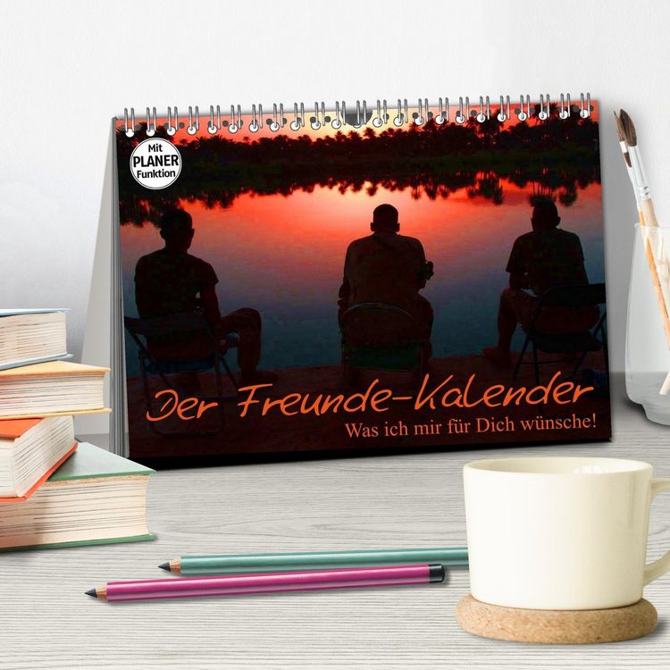 Produktbild: Der Freunde-Kalender (Tischkalender 2026 DIN A5 quer), CALVENDO Monatskalender