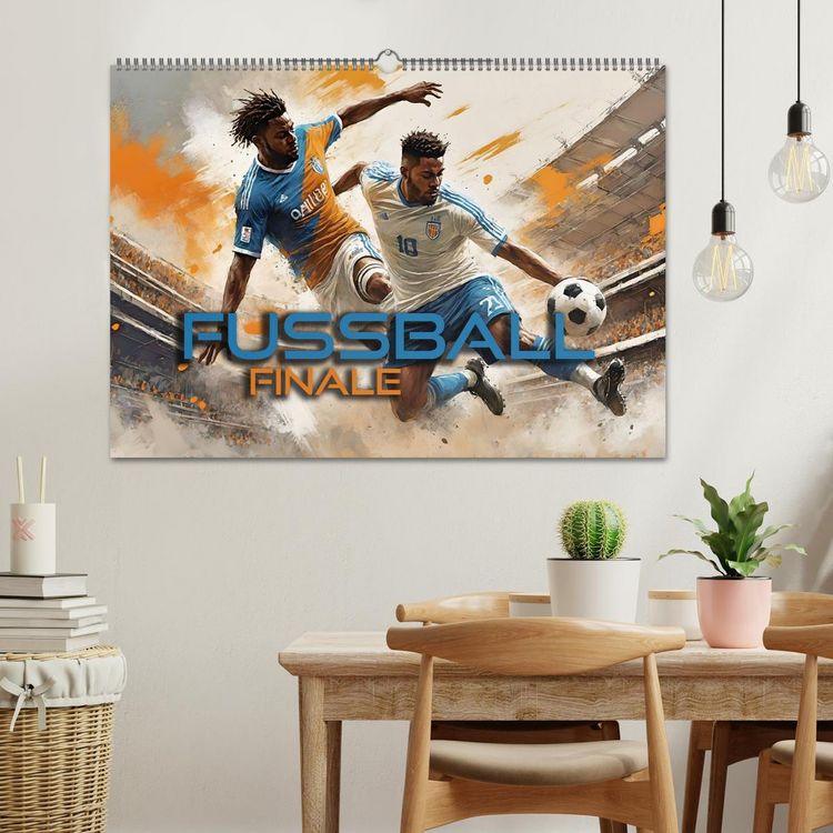 Produktbild: Fu&szlig;ball - Finale (Wandkalender 2026 DIN A2 quer), CALVENDO Monatskalender
