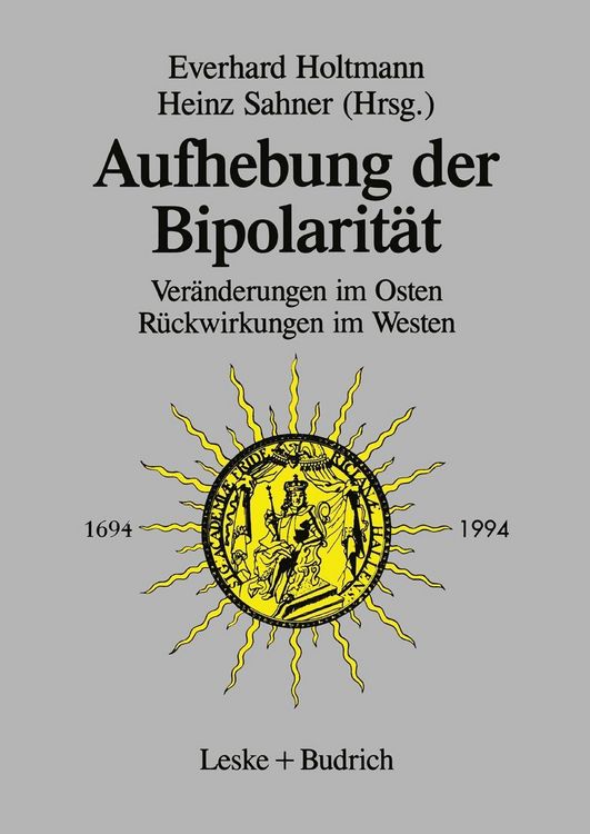 Produktbild: Aufhebung der Bipolarit&auml;t -