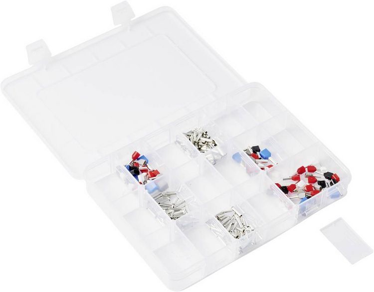 Produktbild: TRU COMPONENTS TC-SG18-012 Sortimentskasten (L x B x H) 200 x 160 x 30 mm Anzahl F&auml;cher: 18 variable Unterteilung Inhalt 1 St.
