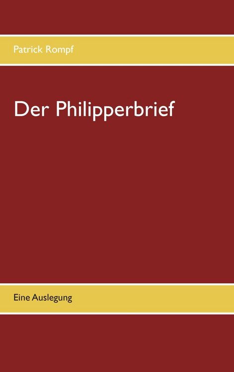 Produktbild: Der Philipperbrief