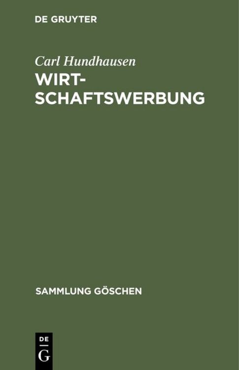 Produktbild: Wirtschaftswerbung
