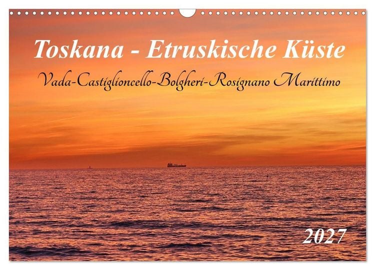 Produktbild: Toskana - Etruskische K&uuml;ste (Wandkalender 2027 DIN A3 quer), CALVENDO Monatskalender