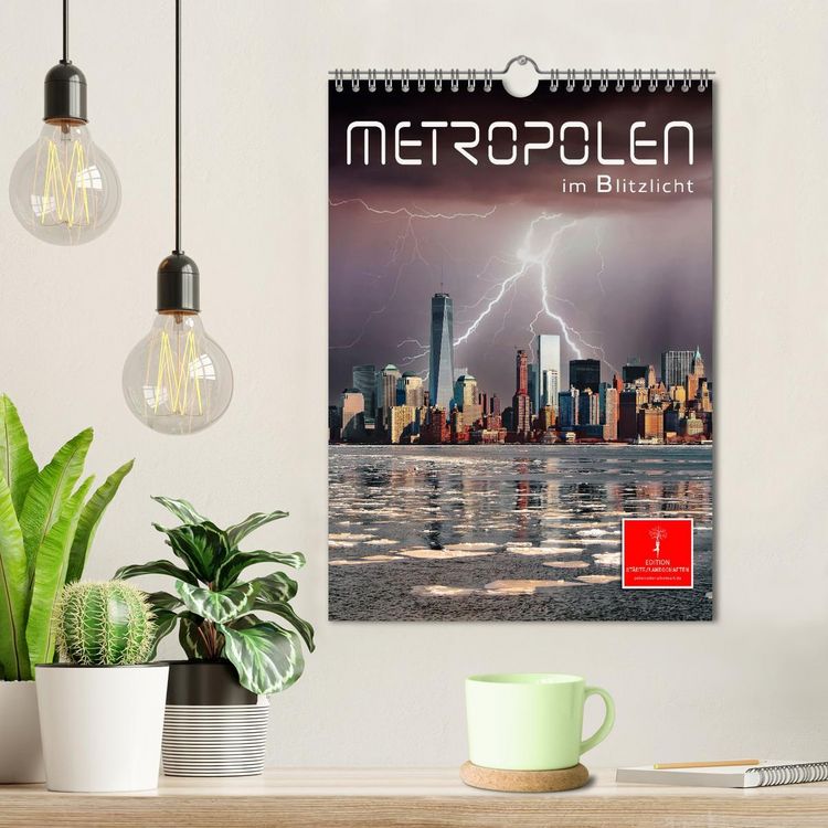 Produktbild: Metropolen im Blitzlicht (Wandkalender 2026 DIN A4 hoch), CALVENDO Monatskalender