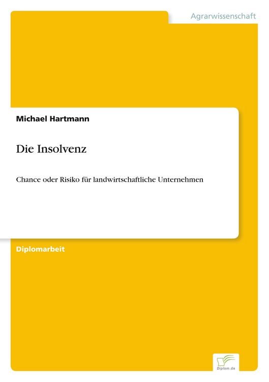 Produktbild: Die Insolvenz