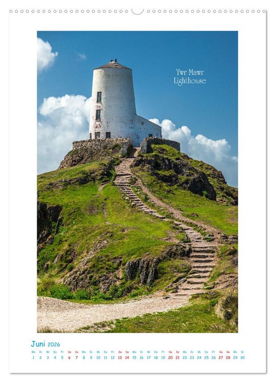 Produktbild: Leuchtt&uuml;rme an britischen K&uuml;sten (Wandkalender 2026 DIN A2 hoch), CALVENDO Monatskalender