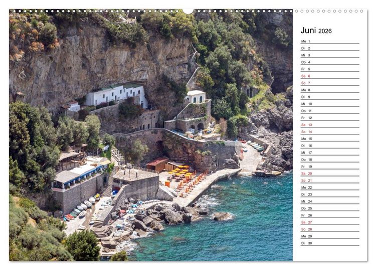 Produktbild: Amalfik&uuml;ste - Der Planer (hochwertiger Premium Wandkalender 2026 DIN A2 quer), Kunstdruck in Hochglanz