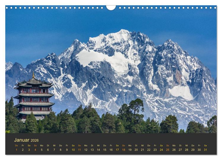 Produktbild: Yunnan - Magische Orte (Wandkalender 2026 DIN A3 quer), CALVENDO Monatskalender
