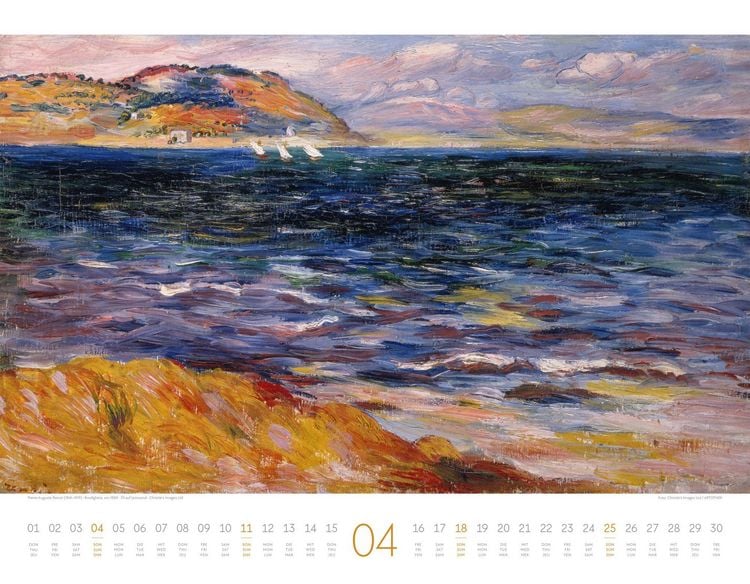 Produktbild: Kunstwerk Meer Kalender 2027