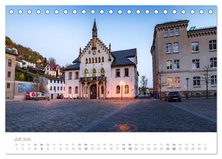 Produktbild: Sonneberg - Spielzeugstadt im Th&uuml;ringer Wald (Tischkalender 2026 DIN A5 quer), CALVENDO Monatskalender