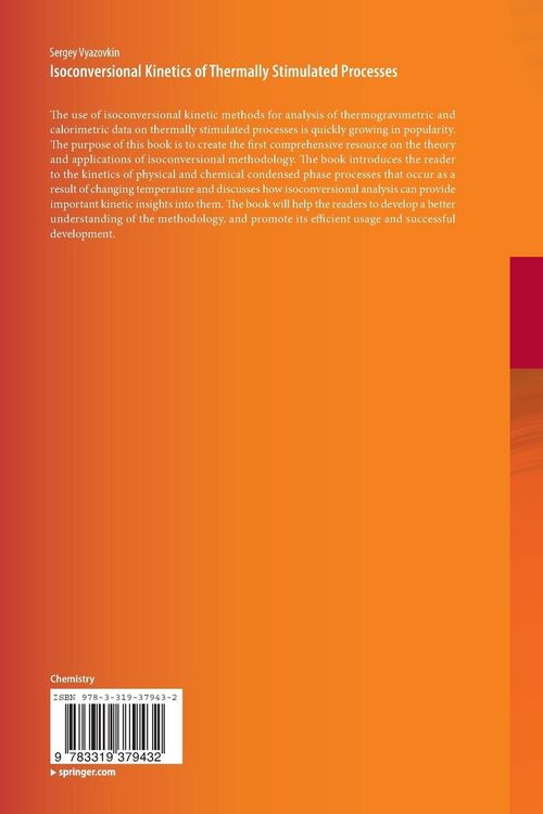 Produktbild: Isoconversional Kinetics of Thermally Stimulated Processes
