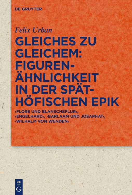 Produktbild: Gleiches zu Gleichem: Figuren&auml;hnlichkeit in der sp&auml;th&ouml;fischen Epik