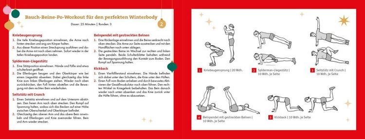 Produktbild: 24 Workouts f&uuml;r den Advent