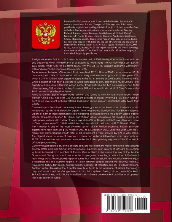 Produktbild: Russia Country Study Guide Volume 2 Economy, Industry, Regional Development