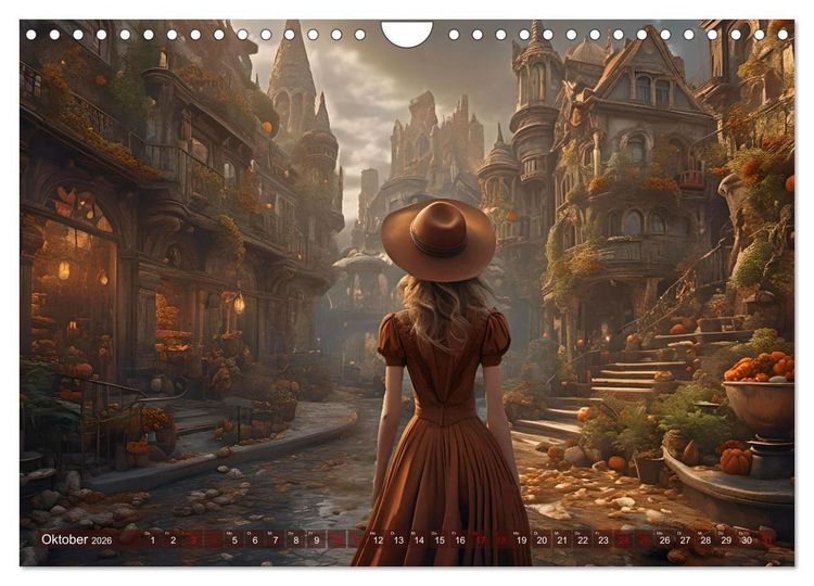 Produktbild: Elegante Momente - Frauen in harmonischer Umgebung (Wandkalender 2026 DIN A4 quer), CALVENDO Monatskalender