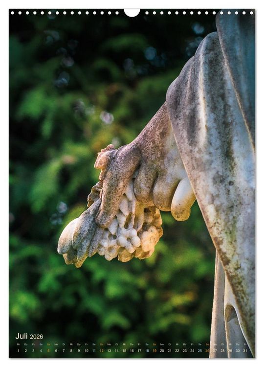 Produktbild: Die stillen Momente im Ohlsdorfer Friedhof (Wandkalender 2026 DIN A3 hoch), CALVENDO Monatskalender