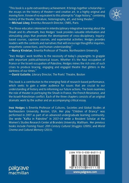 Produktbild: Staging History from the Shoah to Palestine