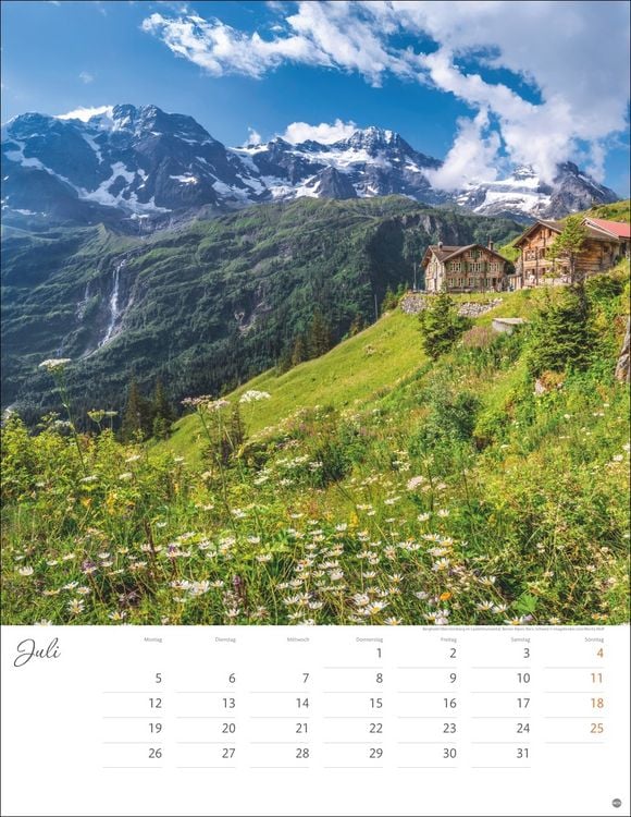 Produktbild: Sch&ouml;nes Alpenland Posterkalender 2027