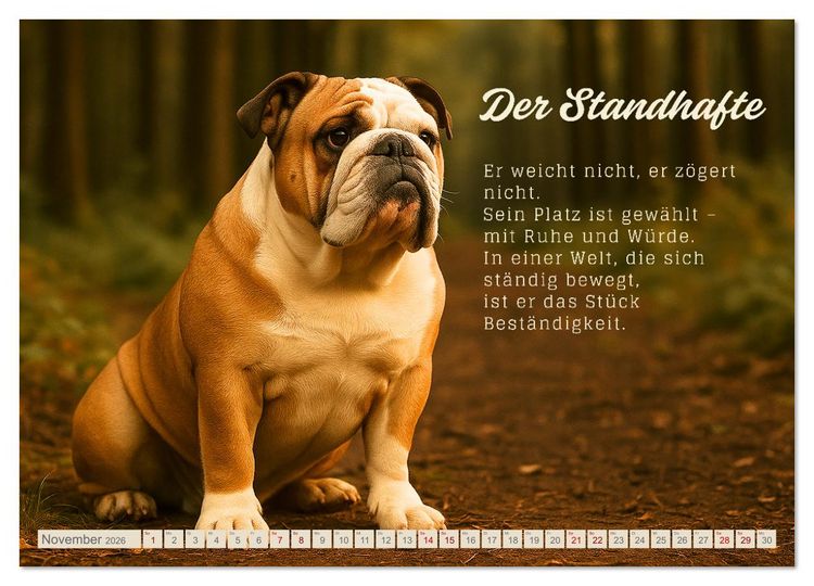 Produktbild: Hunde mit Charakter (Wandkalender 2026 DIN A3 quer), CALVENDO Monatskalender