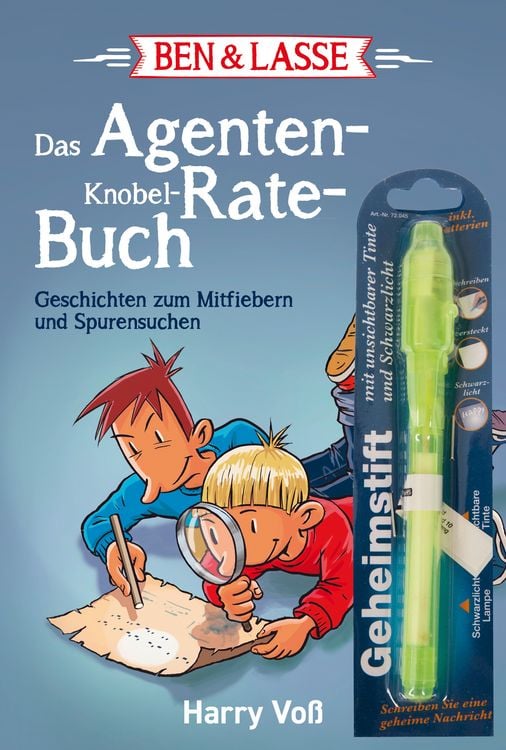 Produktbild: Ben & Lasse - Das Agenten-Knobel-Rate-Buch