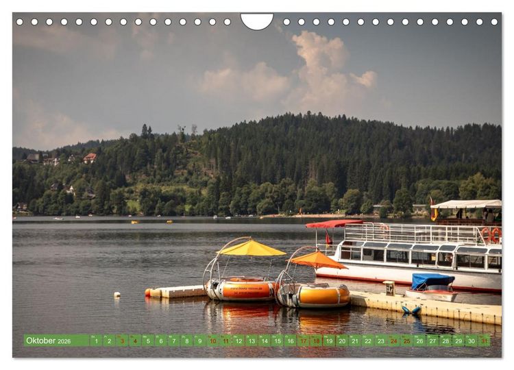 Produktbild: Der Titisee im Schwarzwald (Wandkalender 2026 DIN A4 quer), CALVENDO Monatskalender