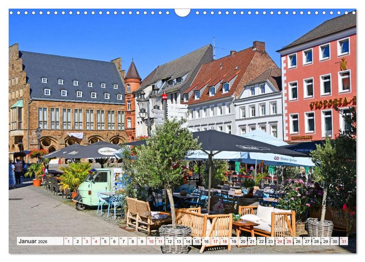 Produktbild: Die alte Stadt MINDEN (Wandkalender 2026 DIN A3 quer), CALVENDO Monatskalender