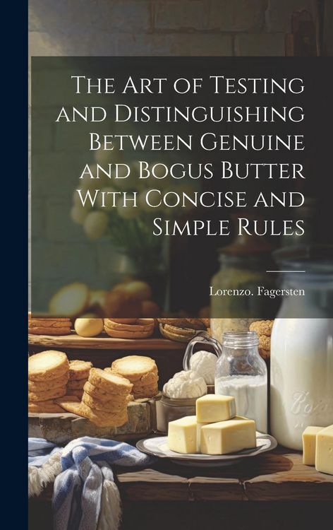 Produktbild: The Art of Testing and Distinguishing Between Genuine and Bogus Butter With Concise and Simple Rules