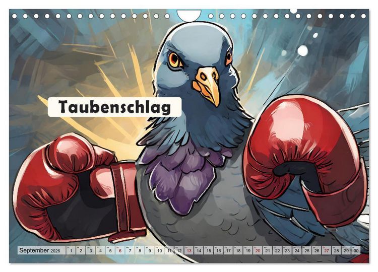 Produktbild: Wortw&ouml;rtlich - Tierische Spr&uuml;che (Wandkalender 2026 DIN A4 quer), CALVENDO Monatskalender
