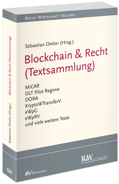 Produktbild: Blockchain & Recht (Textsammlung)