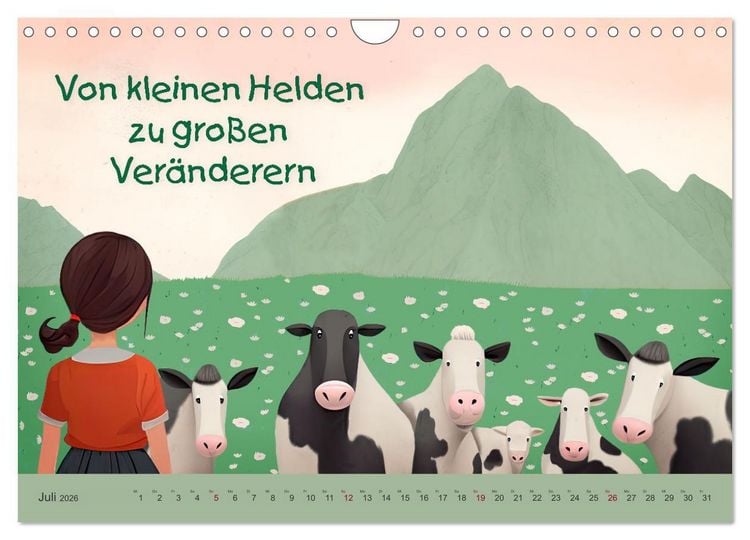 Produktbild: Friedensboten - Stimmen der Hoffnung (Wandkalender 2026 DIN A4 quer), CALVENDO Monatskalender