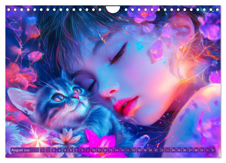 Produktbild: Magische Liebe - Mensch und Tier (Wandkalender 2026 DIN A4 quer), CALVENDO Monatskalender