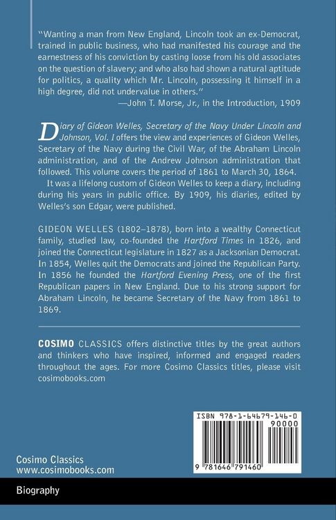 Produktbild: Diary of Gideon Welles, Volume I