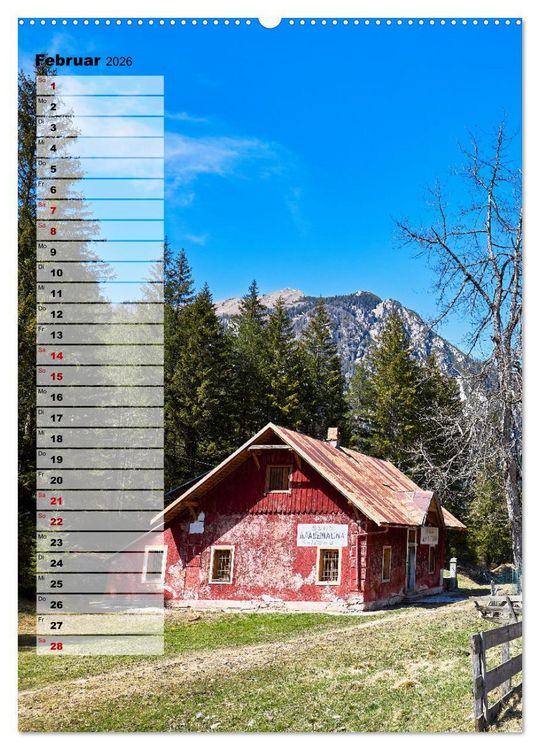 Produktbild: S&uuml;d-Tirol Terminplaner (Wandkalender 2026 DIN A2 hoch), CALVENDO Monatskalender