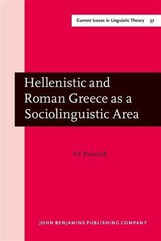 Produktbild: Hellenistic and Roman Greece as a Sociolinguistic Area