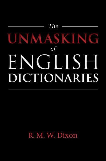 Produktbild: The Unmasking of English Dictionaries