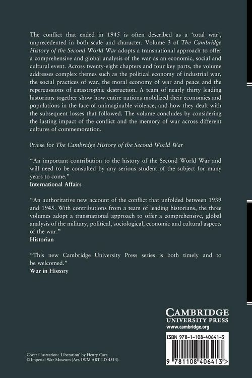 Produktbild: The Cambridge History of the Second World War