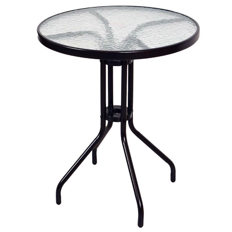 Produktbild: 3-tlg. Bistroset Balkon Stuhl Tisch Set Beige
