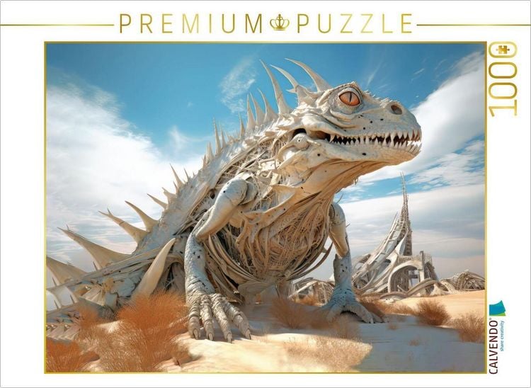 Produktbild: CALVENDO Puzzle Surrealismus trifft auf die W&uuml;ste | 1000 Teile Lege-Gr&ouml;&szlig;e 64x48cm Foto-Puzzle f&uuml;r gl&uuml;ckliche Stunden