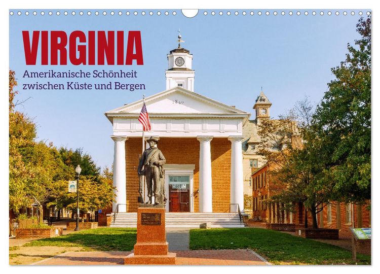 Produktbild: Virginia. Amerikanische Sch&ouml;nheit zwischen K&uuml;ste und Bergen (Wandkalender 2026 DIN A3 quer), CALVENDO Monatskalender