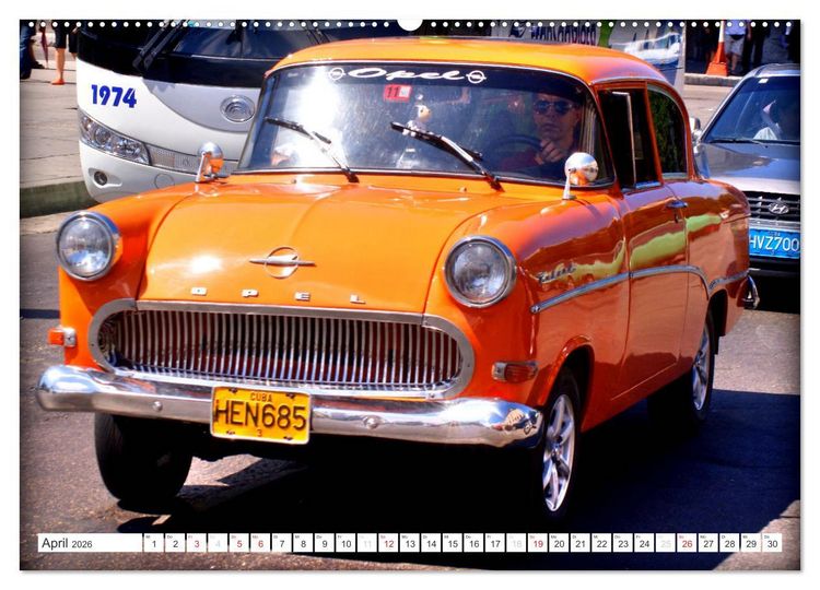 Produktbild: OPEL REKORD P1 (Wandkalender 2026 DIN A2 quer), CALVENDO Monatskalender