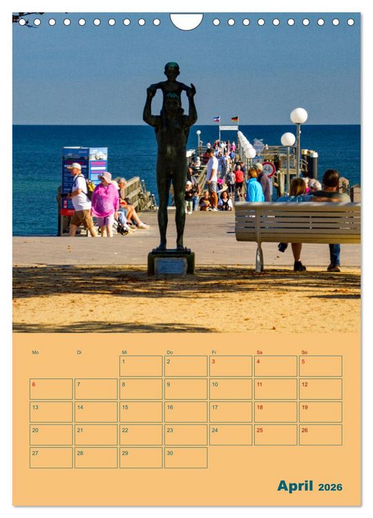 Produktbild: Ostseebad K&uuml;hlungsborn Terminplaner (Wandkalender 2026 DIN A4 hoch), CALVENDO Monatskalender