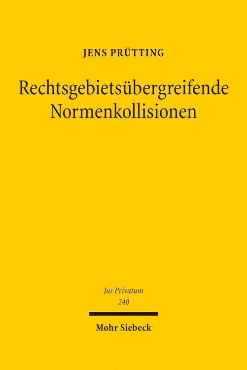 Produktbild: Rechtsgebiets&uuml;bergreifende Normenkollisionen